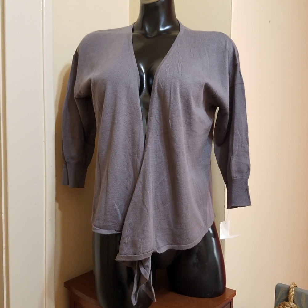 Frenchi Crop Top Cotton Cardigan
